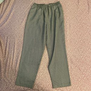 straight leg high waisted pants